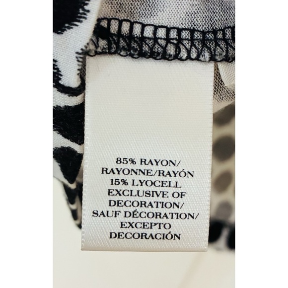 Ann Taylor Black White Polkadot Tie Top Office Work Blouse Small - Picture 5 of 7